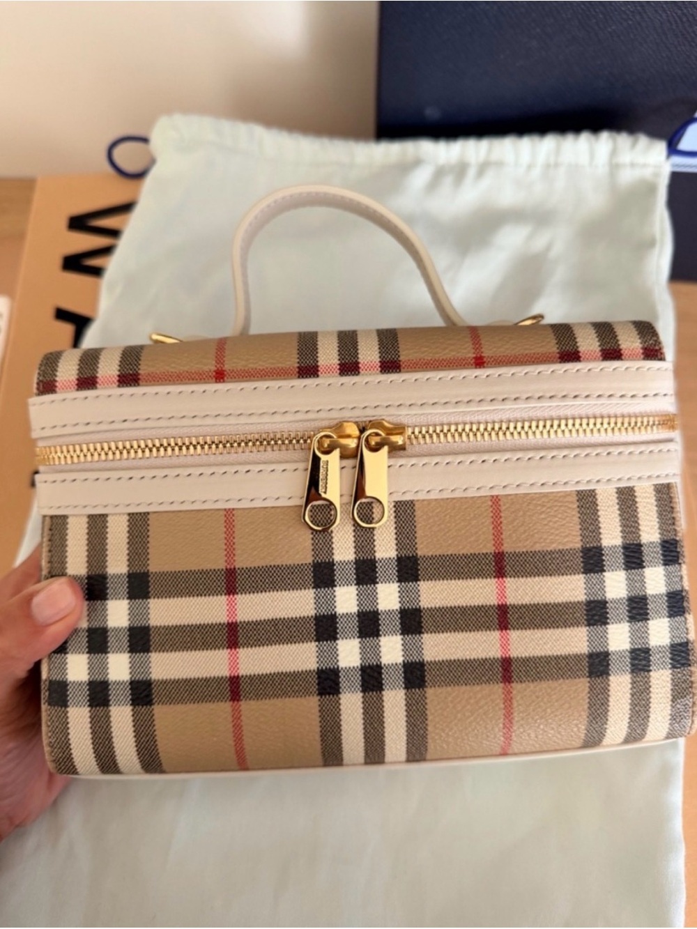 Check Vanity Bag - Picture 5 of 5